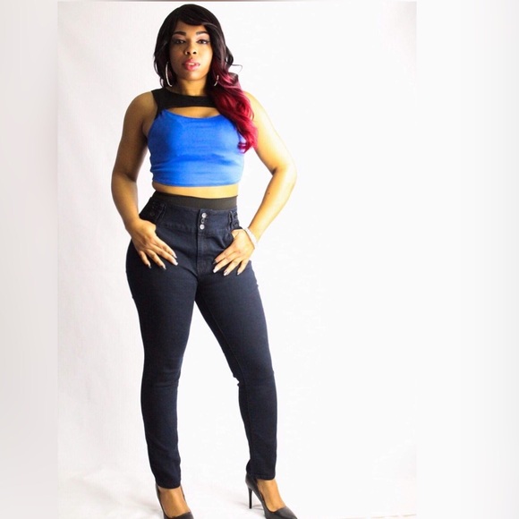 Pasion Colombian Design Plus Size Jean - Picture 3 of 8